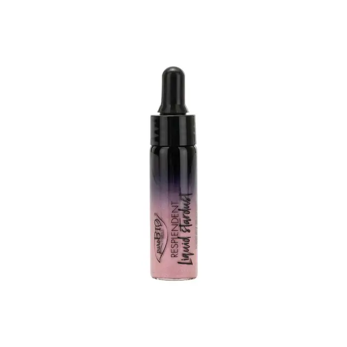 PuroBio cosmetics Illuminante liquido Resplendente Liquid Stardust, 03 Rosa Freddo (7 ml)