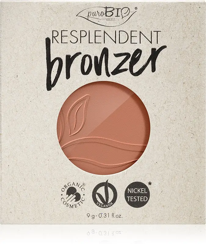 PuroBio Cosmetics Resplendent bronzer ricarica colore 03 Beige Brown 9 g