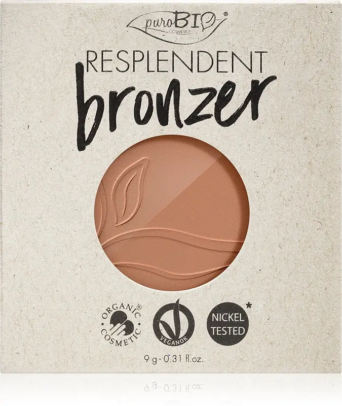PuroBio Cosmetics Resplendent bronzer ricarica colore 05 Warm Brown 9 g