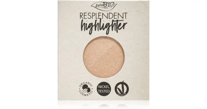 PuroBio Cosmetics Resplendent illuminante in crema ricarica colore 01 Sparkling Wine 9 g