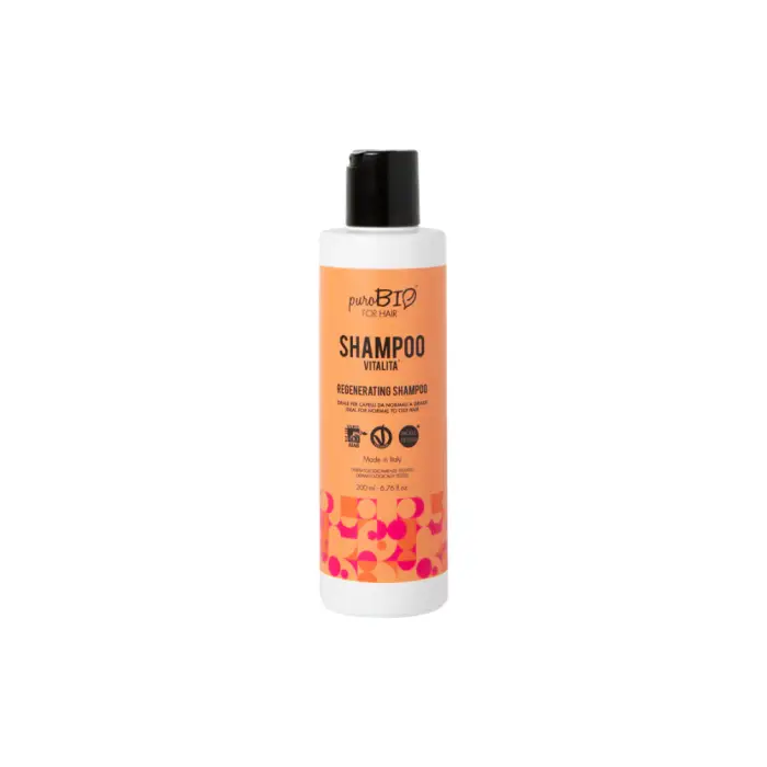 PuroBio cosmetics SHAMPOO Rigenerante, 200 ml