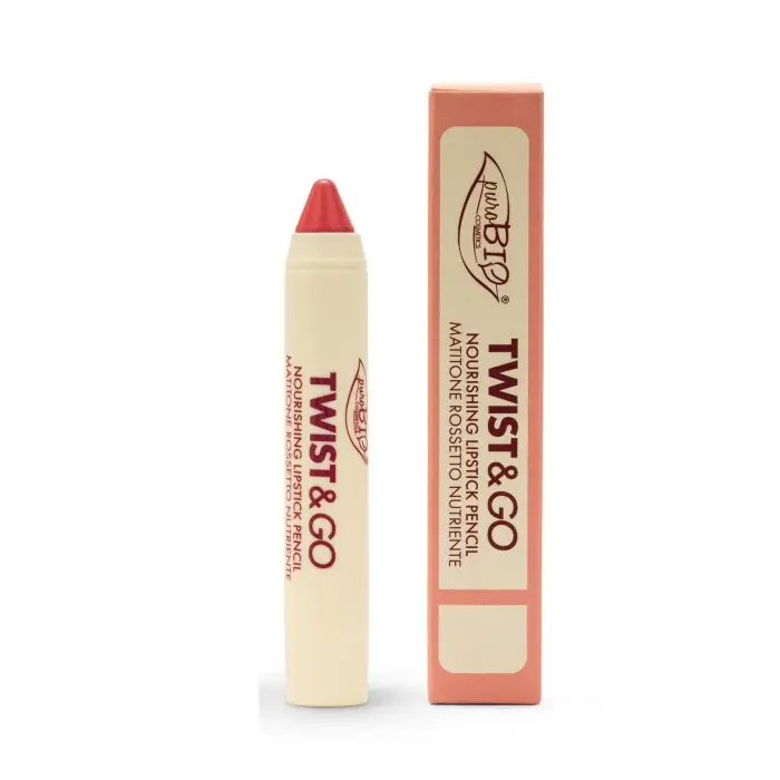 puroBIO TWIST & GO - Nourishing lipstick 501 - Rosa Universale 9g - Matitone labbra