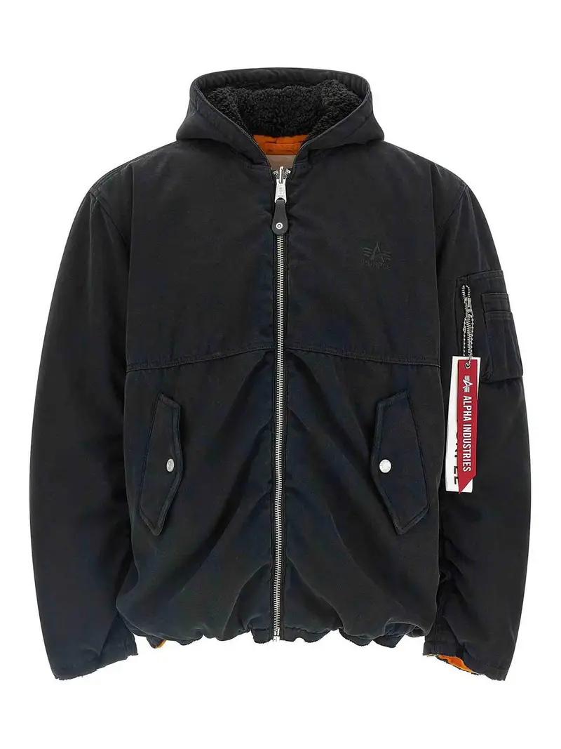 Purple Brand Giubbotto bomber reversibile Multicolore