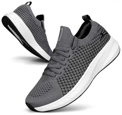 Puweco Scarpe Donna Running Sneakers Comode Tennis Leggero e Traspirante Tempo Libero Fitness Palestra Scarpe