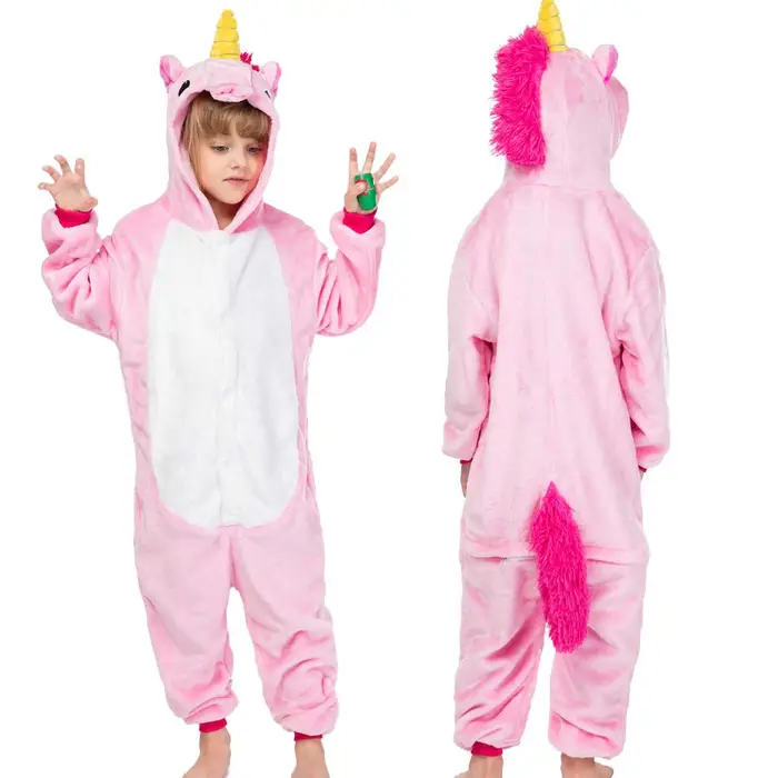 PYJYP Cosplay Pigiama Kigurumi per bambini con unicorno per bambini, traversine per cartoni animati con animali, costume per bambini, per