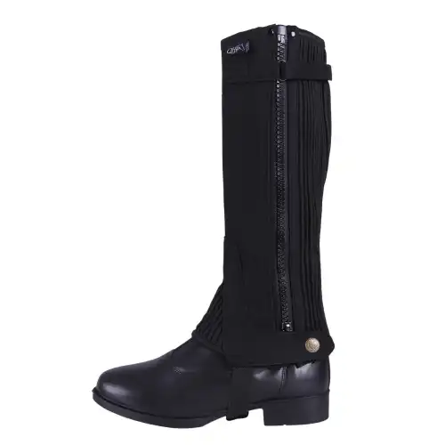 Q-essentials Ghette corte in camoscio per bambini