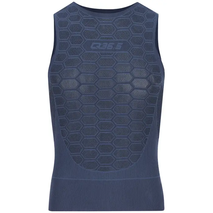 Q36 5 Maglia intima smanicata ciclismo Layer 1 Blu scuro