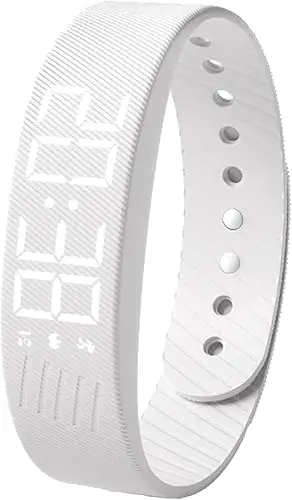 QFFYFZAL Bracciale con sveglia 2025 Nuovo cinturino da polso per chi dorme profondamente, vibrazione silenziosa