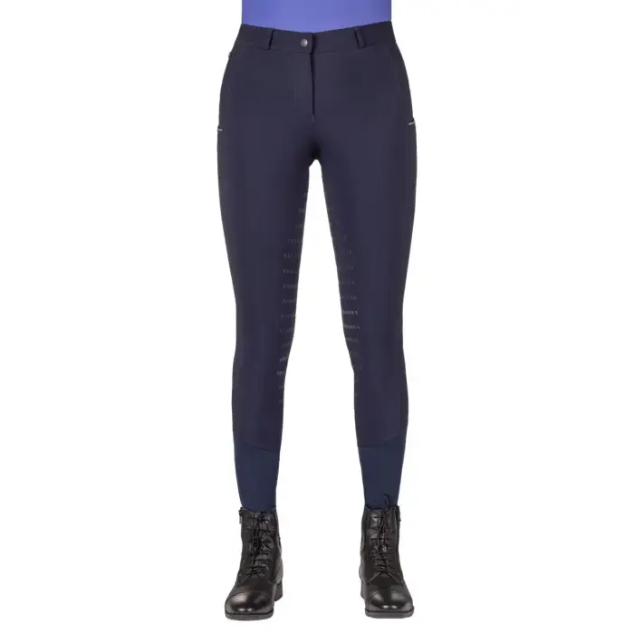 QHP Pantaloni da equitazione con grip donna Nyomi