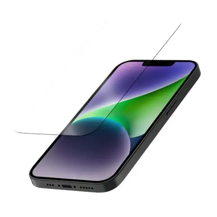 Quad Lock Vetro protettivo temperato iPhone 14 Blanc