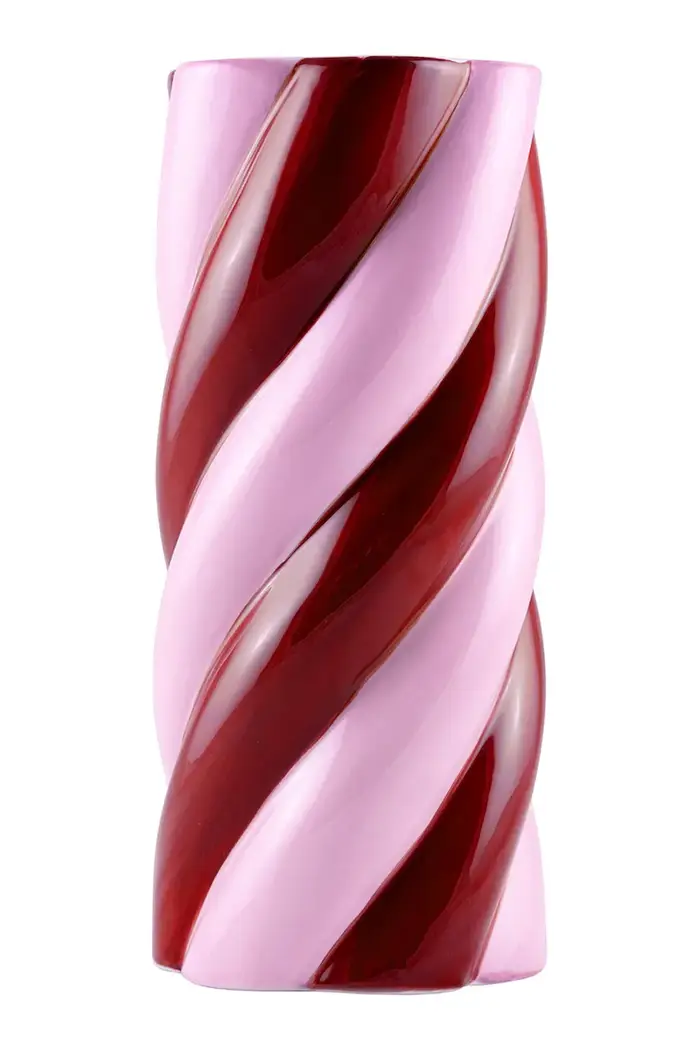 vaso decorativo in dolomite 13,5 x 13,5 x 29,5 cm Multicolore