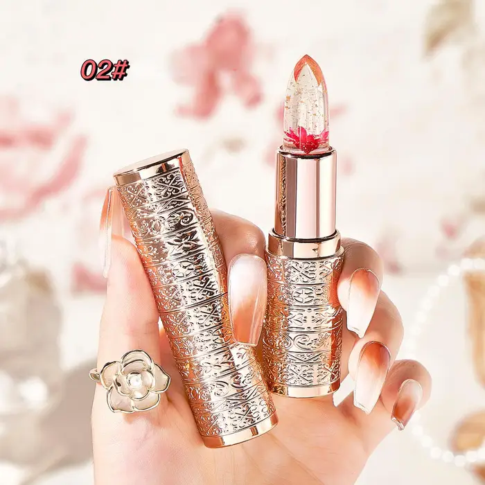 QUEYEA LOVE 3 colori a lunga durata, balsamo per labbra che cambia colore, rossetto in gelatina di cristallo, gloss trasparente, idratante