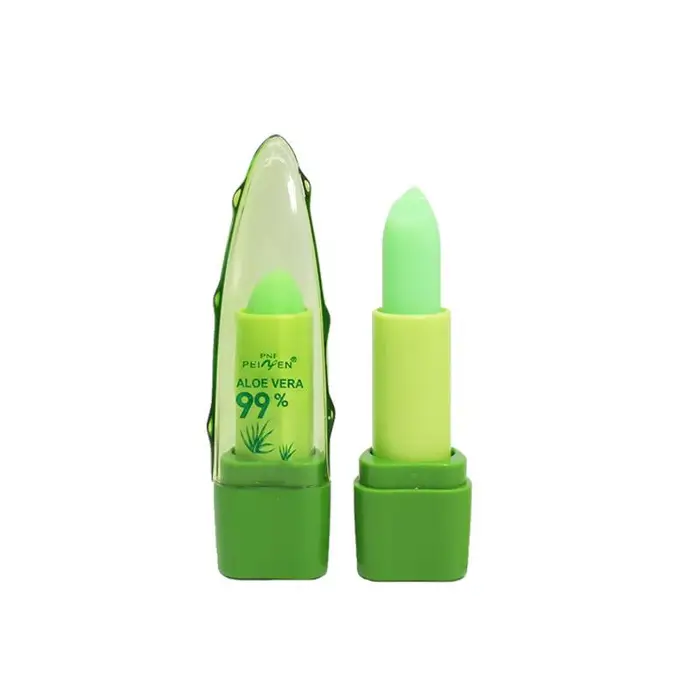 QUEYEA LOVE Lucidalabbra idratante naturale Aloe Vera che cambia colore, cura delle labbra nutriente a lunga durata, balsamo per labbra che