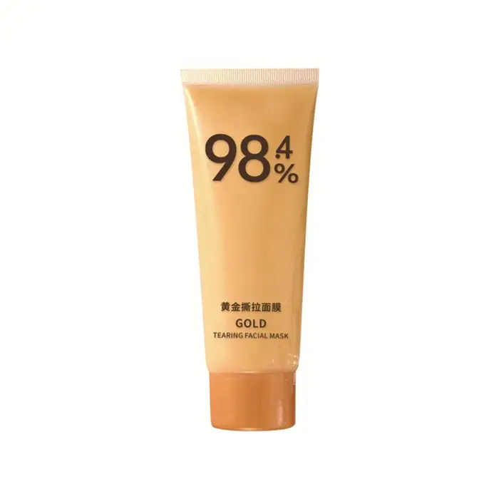 QUEYEA LOVE Maschera peel-off in lamina d oro Maschera peel-off in lamina d oro 24k Maschera viso rassodante per pori dilatati e ruvidi per