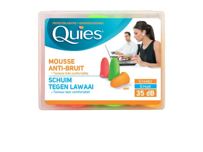 Quies Protezione Uditiva Mousse Antirumore 6 Paia