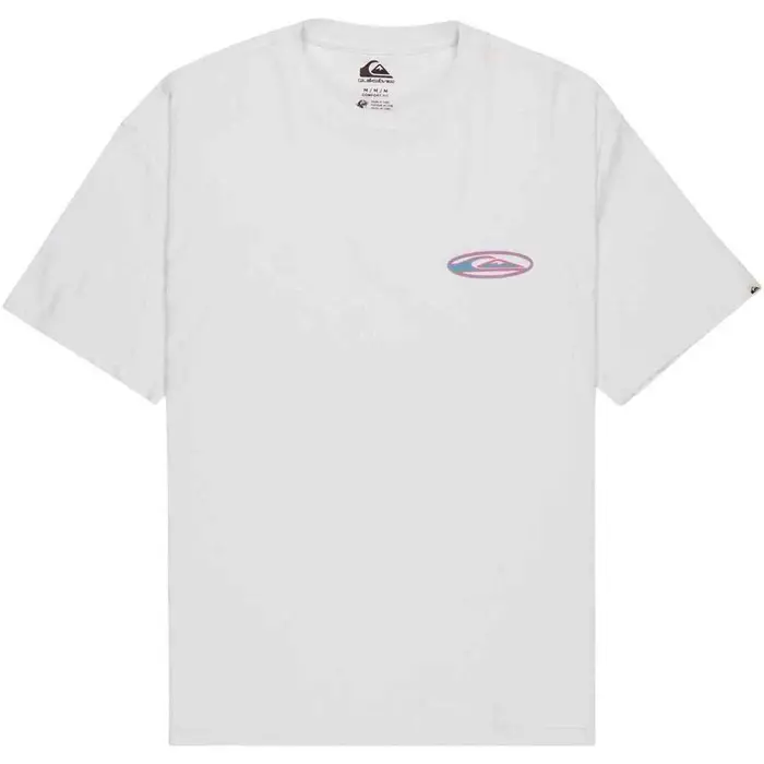 T-shirt Quiksilver Quikglobe Bianco