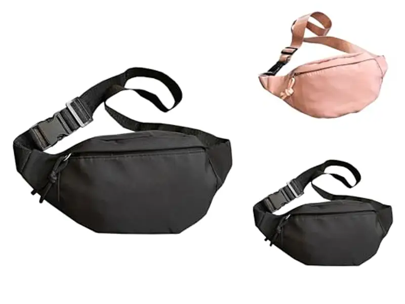 QZLSAYSL Marsupio Donna Nero 1214615