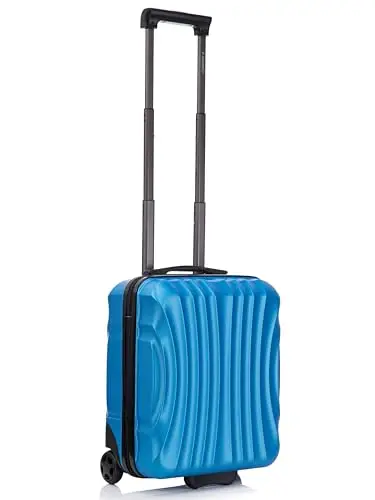 R.Leone Valigia 45x36x20cm Easyjet Trolley Bagaglio a Mano 2 Ruota in ABS 20374ES