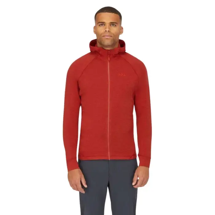 Rab Felpa con cappuccio Nexus Rouge