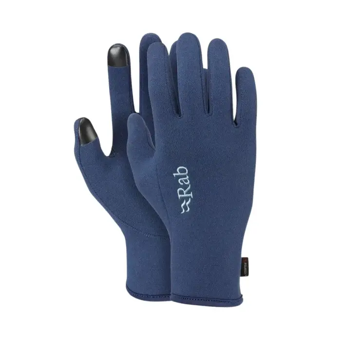 Guanti da donna Rab Power Stretch Bleu