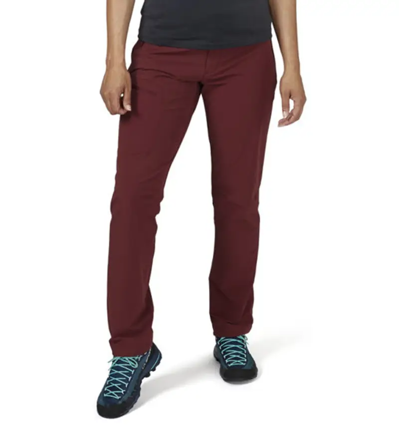 Rab Incline W - pantaloni trekking - donna Bordeaux