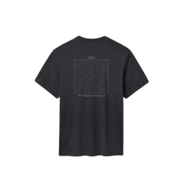 Rab T-shirt Crimp Elevation Noir