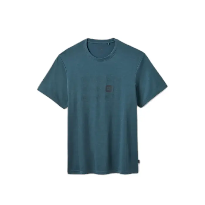 Rab T-shirt Crimp Repeat Bleu
