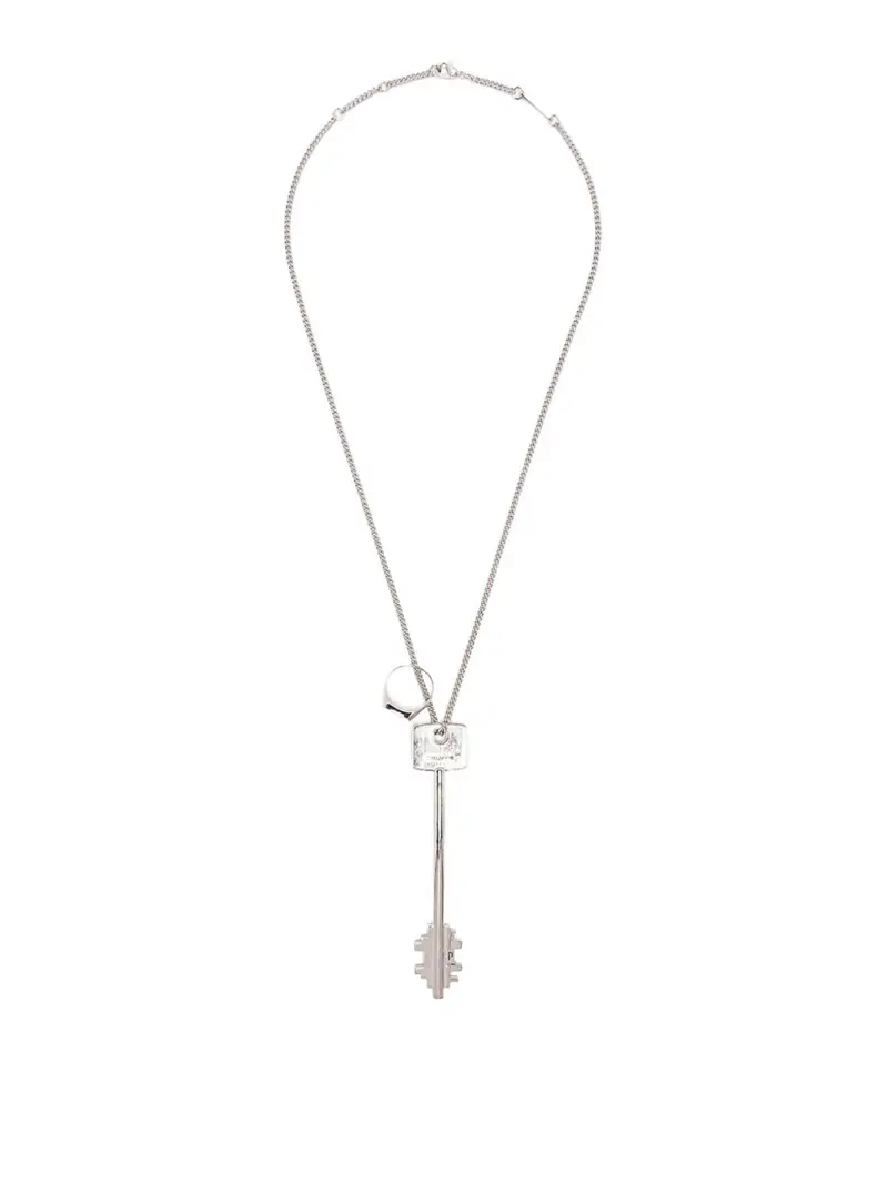 Rabanne Collana Con Pendente Argento