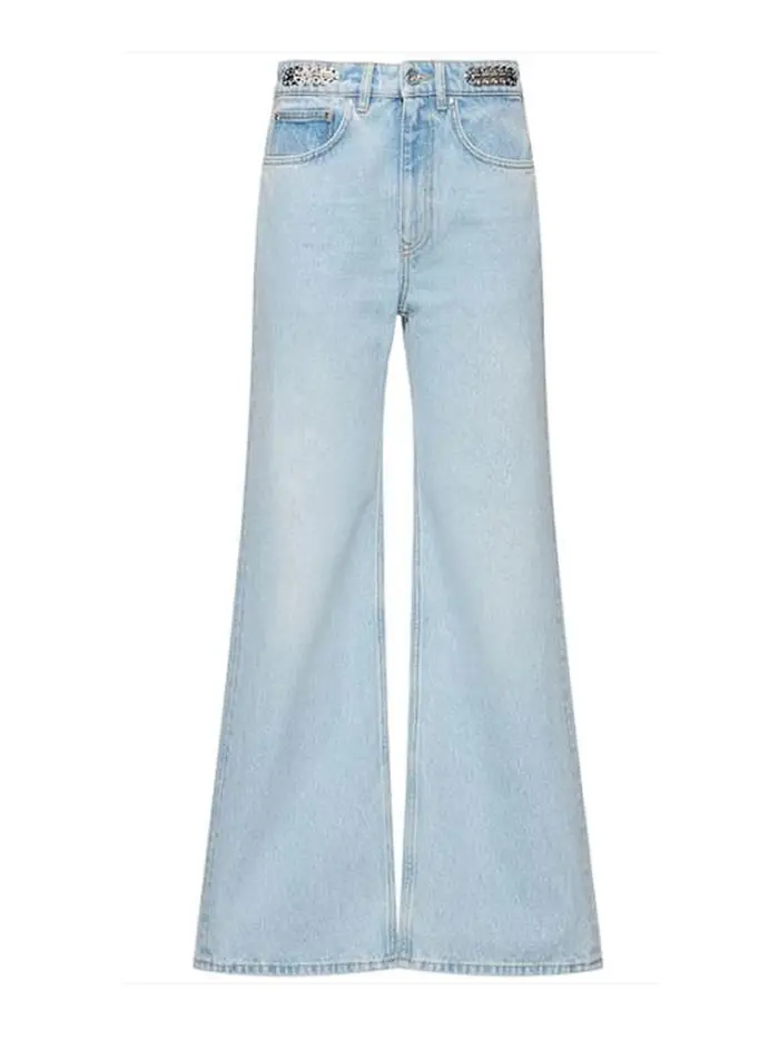 Rabanne Jeans swastika Blu