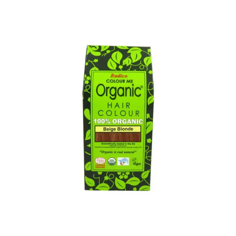 Radico Colorante Vegetale per Capelli Beige biondo, 100 g