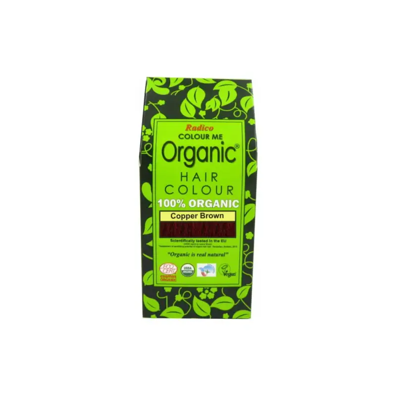 Colorante Vegetale per Capelli Rame Marrone, 100 g