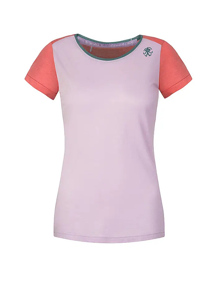 Maglietta da arrampicata da donna Chulilla rosa | 42