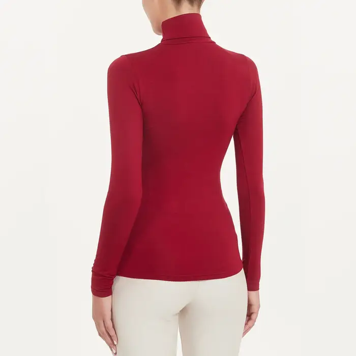 Maglia dolcevita ecoviscosa winter d794ak donna ragno nero miniatura 3