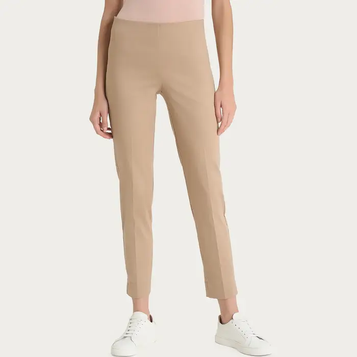 Ragno Pantalone capri tinta unita d926py donna bianco