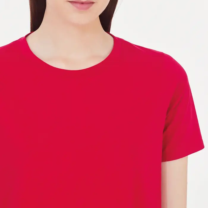 Ragno T-shirt manica corta tinta unita dd42t7 donna blue miniatura 4