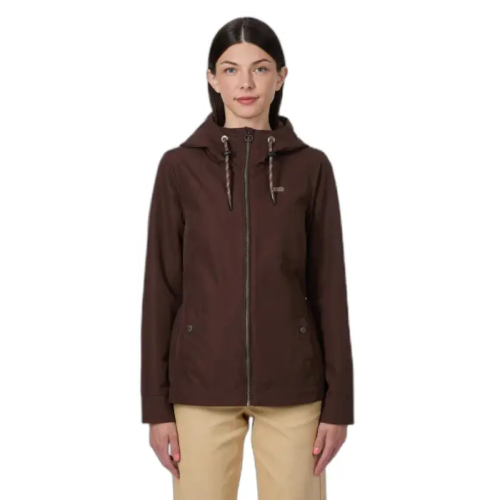 Ragwear Giacca con cappuccio da donna Monadde Marron