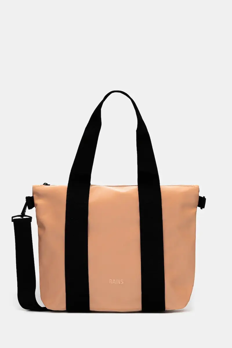 Rains borsa Tote Bag Micro W3 colore arancione 14180