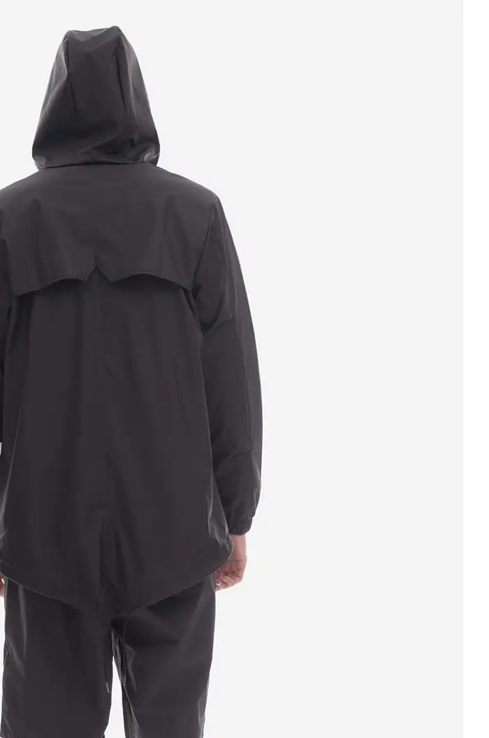 Rains giacca Fishtail Jacket Nero