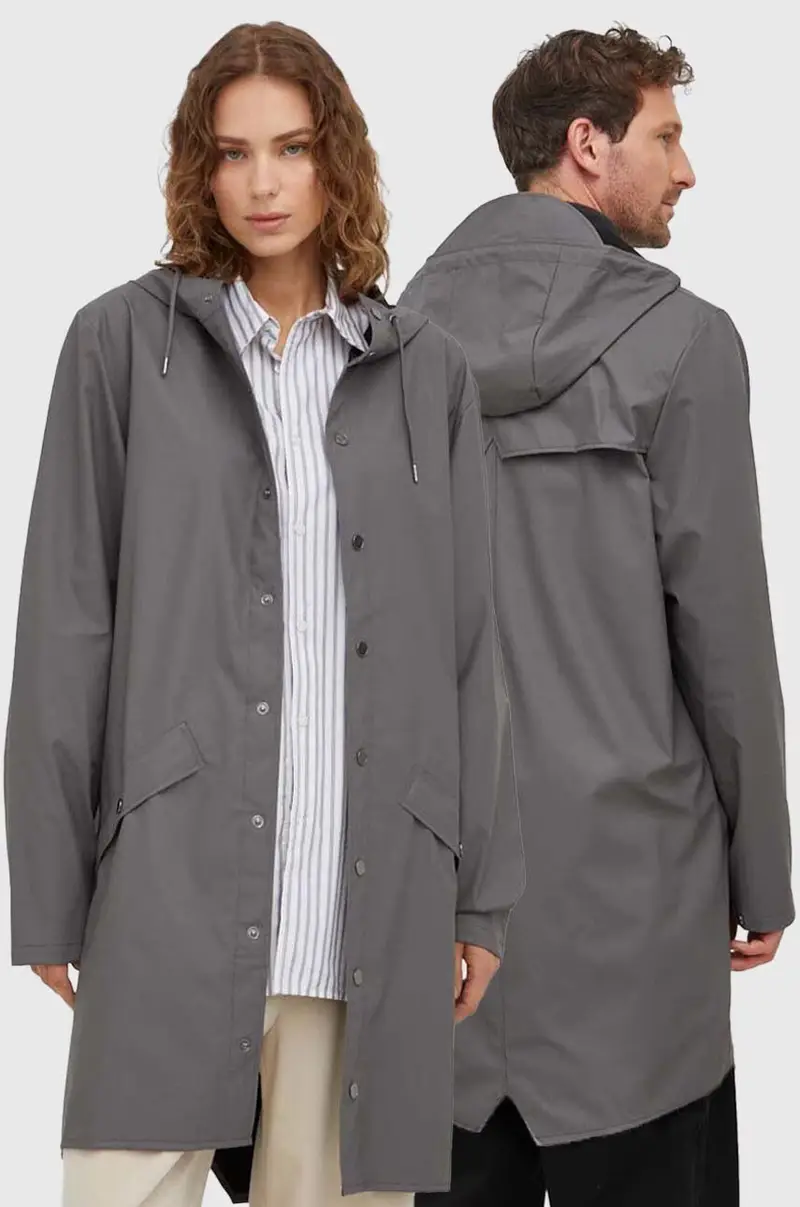 Rains giacca impermeabile 12020 Jackets Grigio