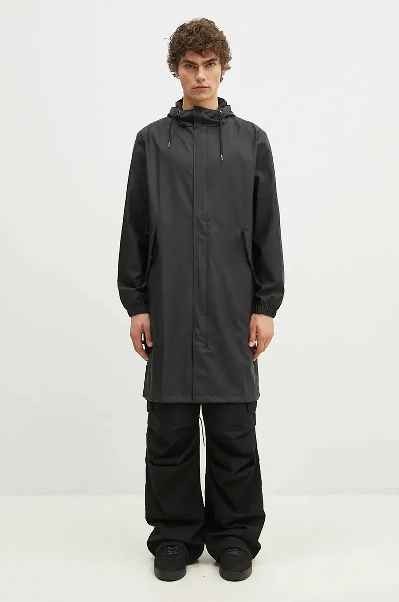 Rains Parka Nero 2252579
