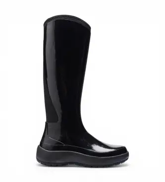 Rains per donna 70220 Gli stivali neri Dry High, Nero, Basso, Nessuno, Casual, PVC Naturale