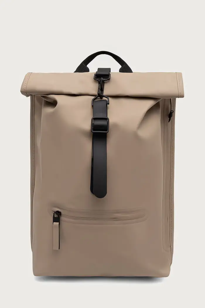 Rains zaino Rolltop Rucksack W3 Beige