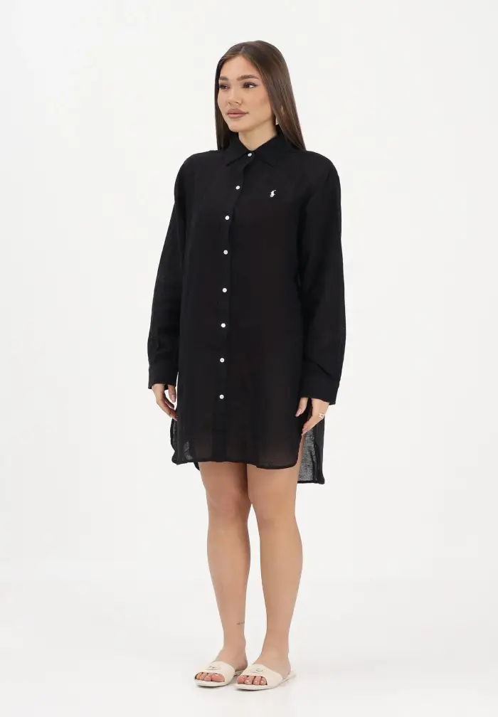 Ralph Lauren Abito chemisier nero da donna