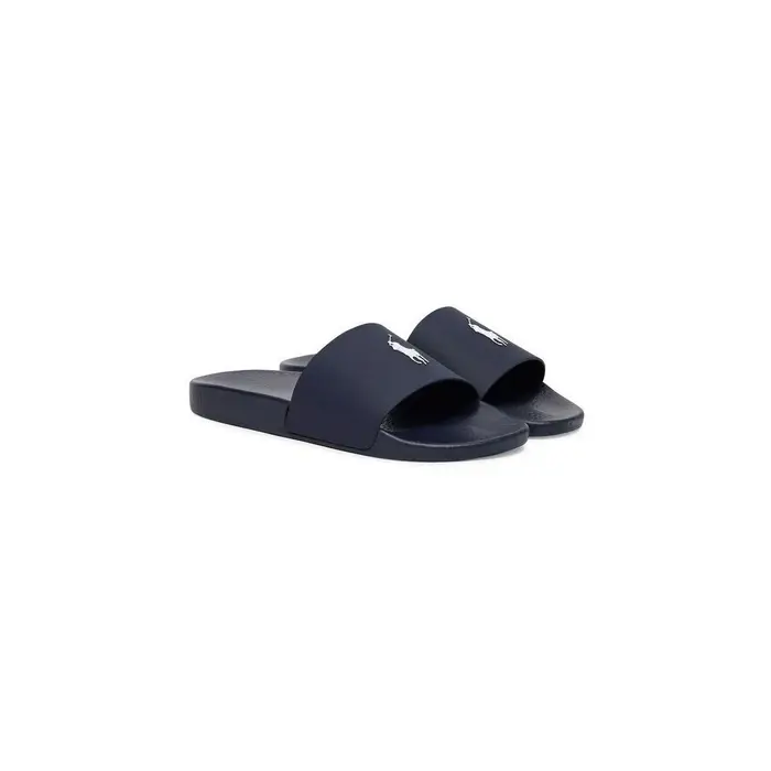 Ralph Lauren ciabatte POLO SLIDE 809852071-010 NAVY/WHITE PP Blu