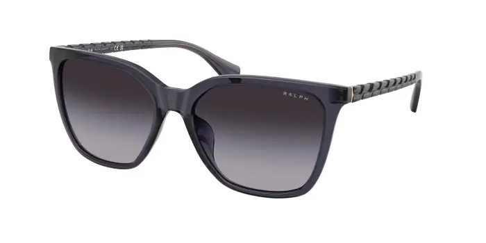 Donna Ralph Lauren RA5328U 62358G Occhiali da sole Iniettato Viola Squadrata Normale Sfumato