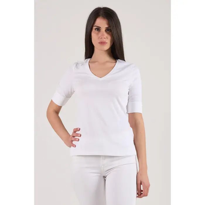 Ralph Lauren T-shirt T-shirt bianca scollo a V Multicolore