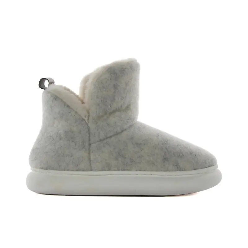 RAMBLAS Babucce donna grigie da casa con interno in peluche