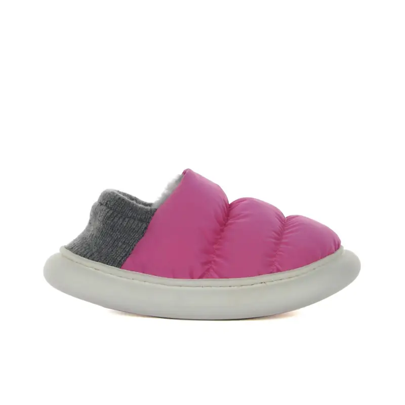 RAMBLAS Babucce morbide donna fucsia da casa effetto trapuntato con peluche interno