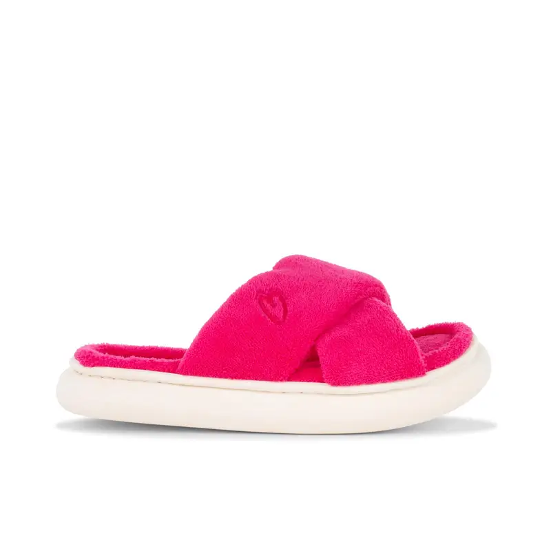 RAMBLAS Ciabatte da casa da donna fucsia in tessuto