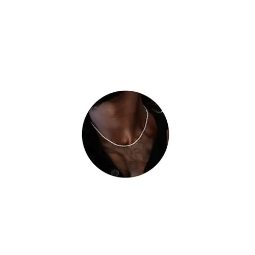 RANKEEF Collana Uomo Argento Collana Uomo in Argento Sterling 925 - Catena a Cordoncino 2/3/4mm Disponibile in tre